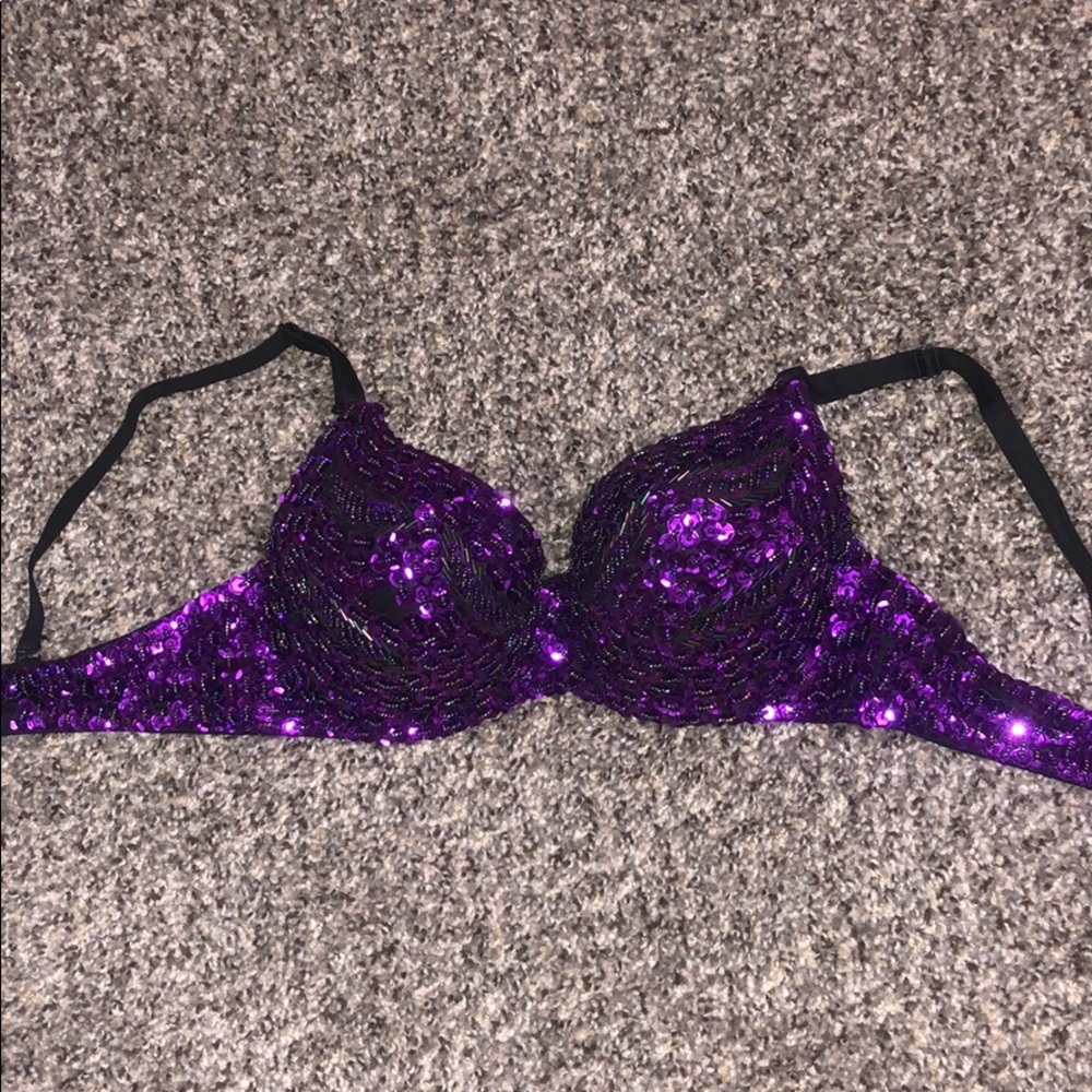 iHeartRaves sequin bra
